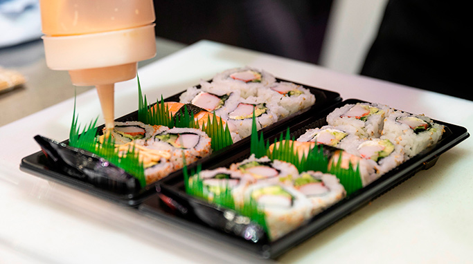 Sushi fra Bilka Sushi Daily i Randers 